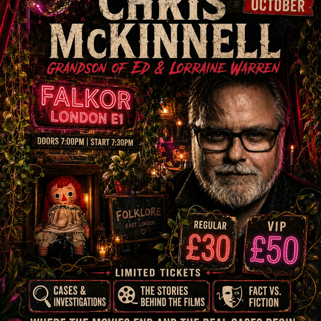 An evening with Chris McKinnell…..