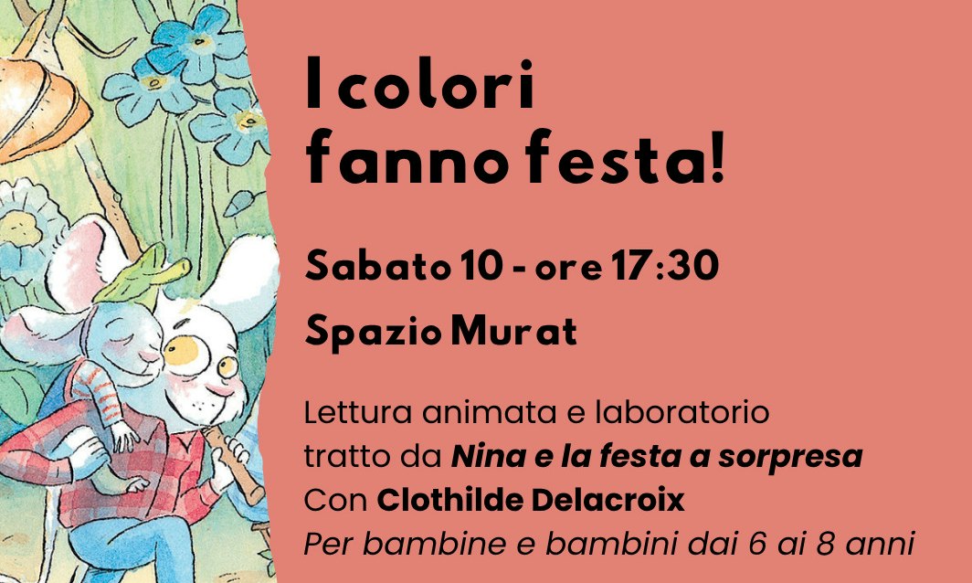 I colori fanno festa!. Lettura e laboratorio con Clothilde Delacroix
