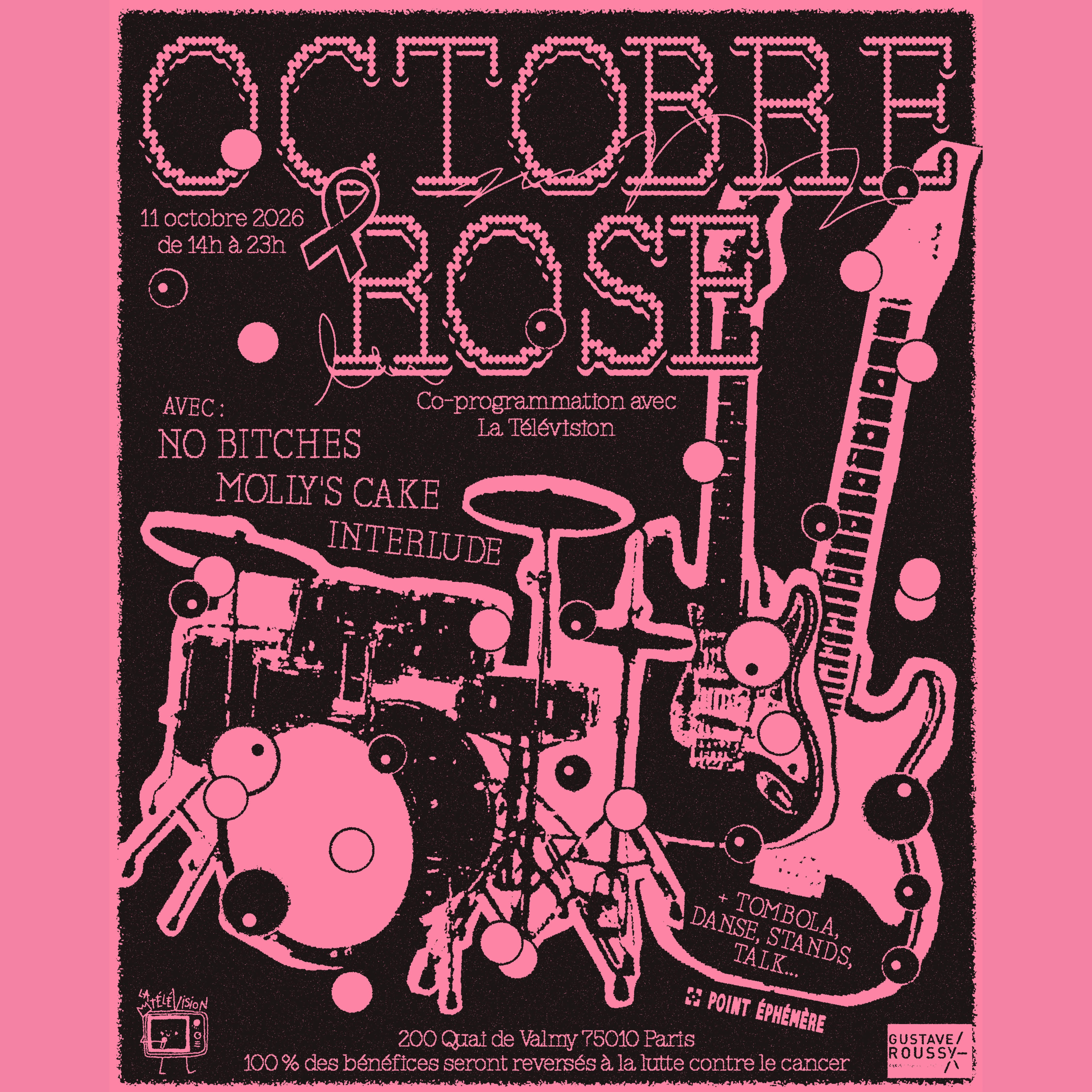 Affiche Molly's Cake en concert au Point Éphémère
