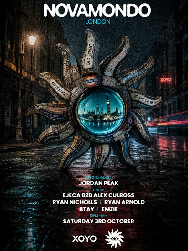 Novamondo Presents Jordan Peak & more