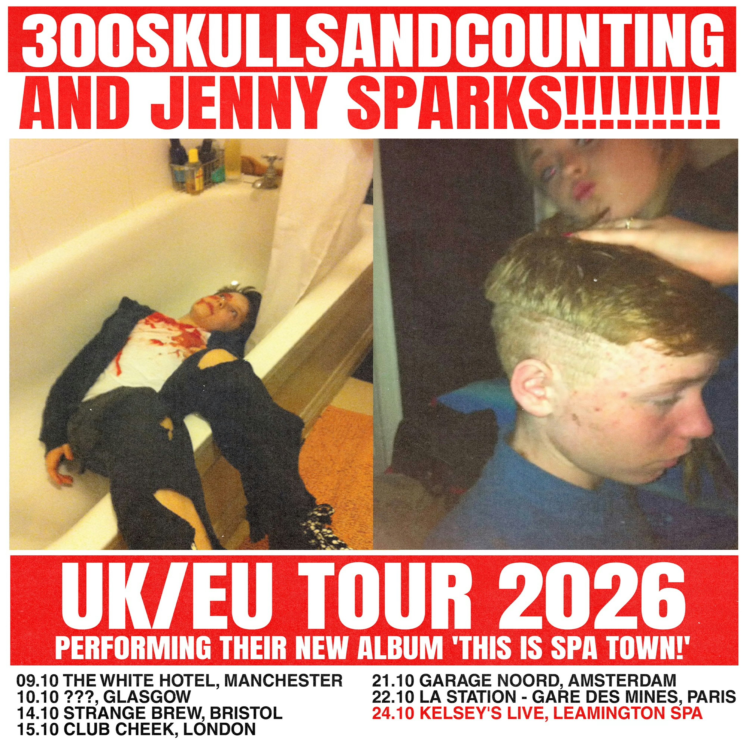 300SkullsAndCounting & Jenny Sparks at Strange Brew (Room 2), Paris