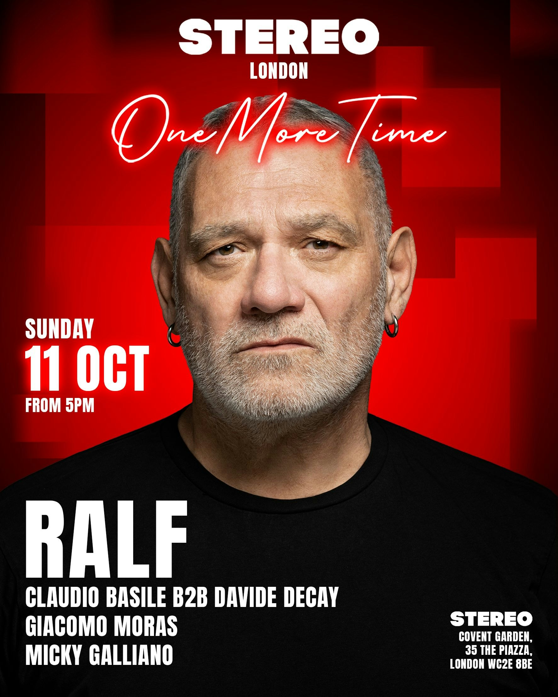 STEREO Presents DJ Ralf at STEREO Covent Garden, London