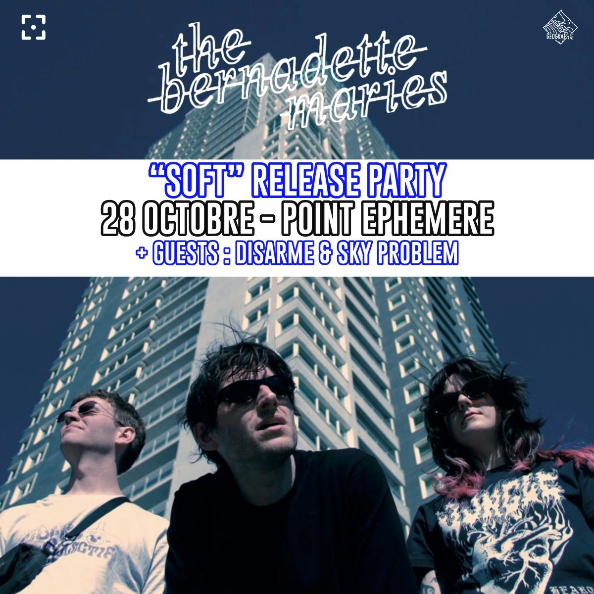 Affiche The Bernadette Maries en concert au Point Éphémère