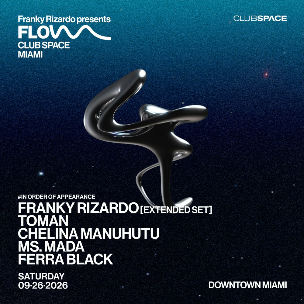 Franky Rizardo presents FLOW flyer