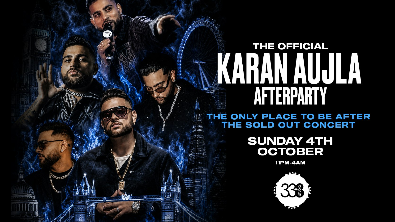 The Official Karan Aujla After Party - Studio 338 at Studio 338, London