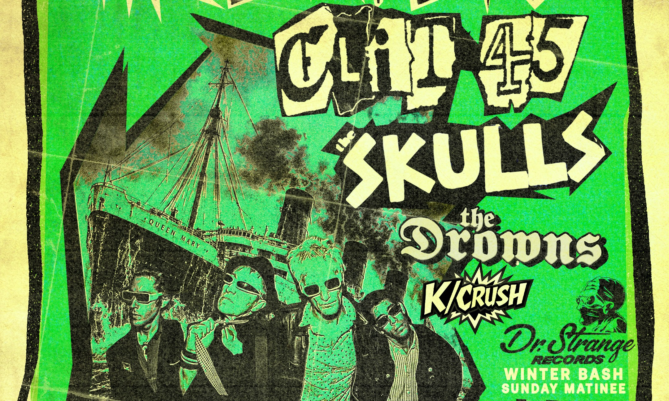 The Briefs + Clit 45 + The Skulls + The Drowns + K/Crush