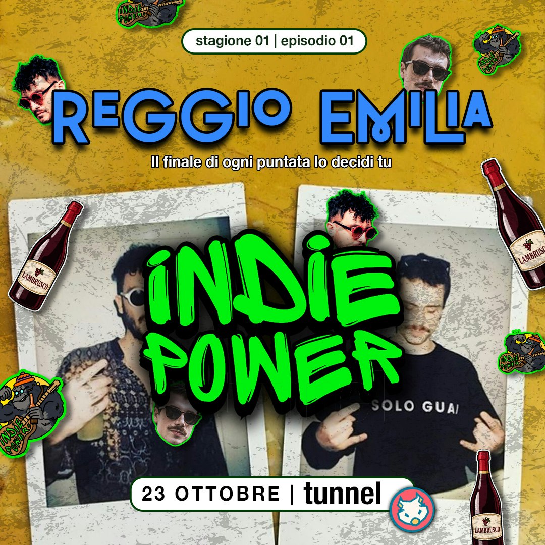 INDIE POWER al Circolo Arci Tunnel