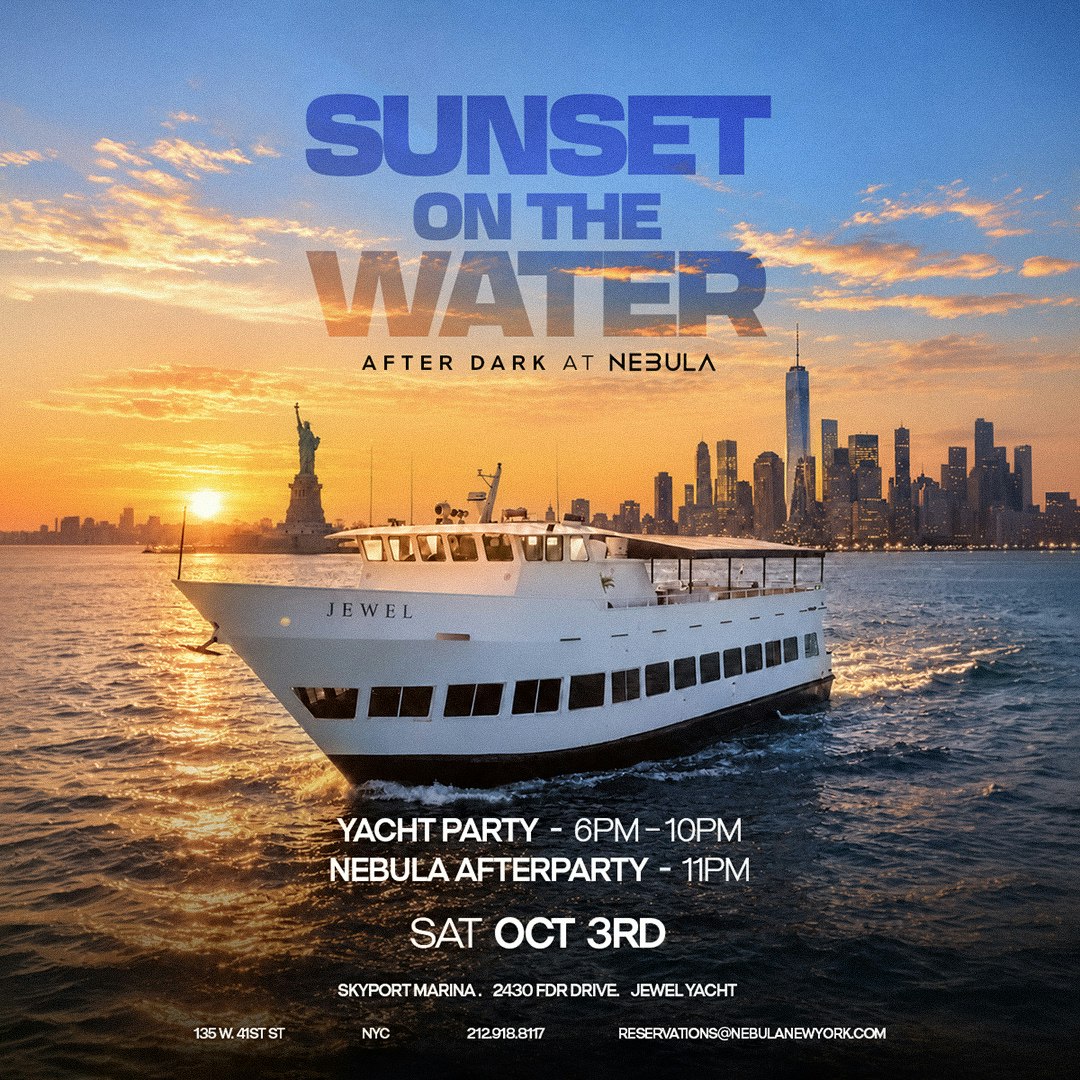 Nebula Yacht Party + Club Night with Cat Dealers