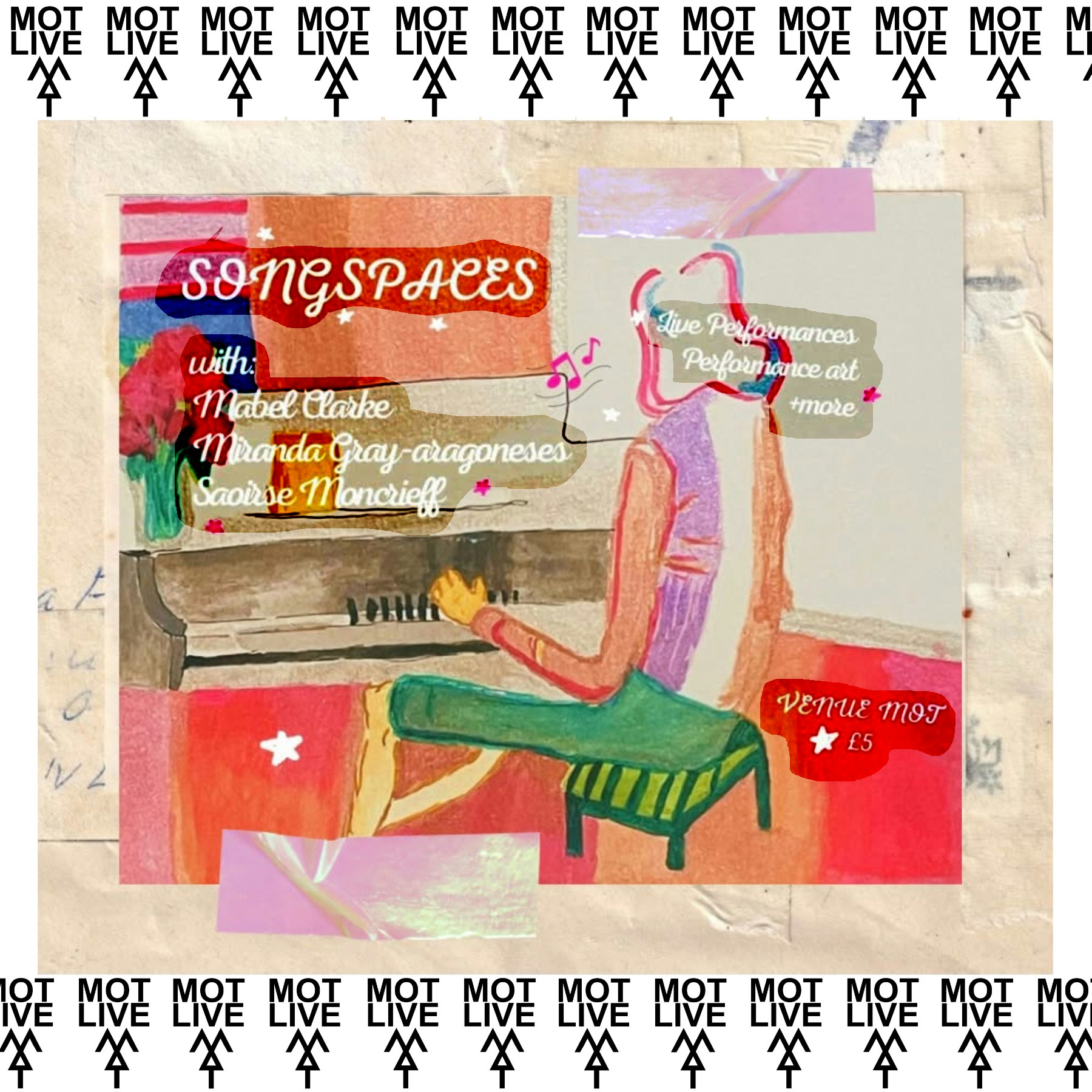 STICKY FLOORS: "Songspaces" at Venue MOT Unit 18, London
