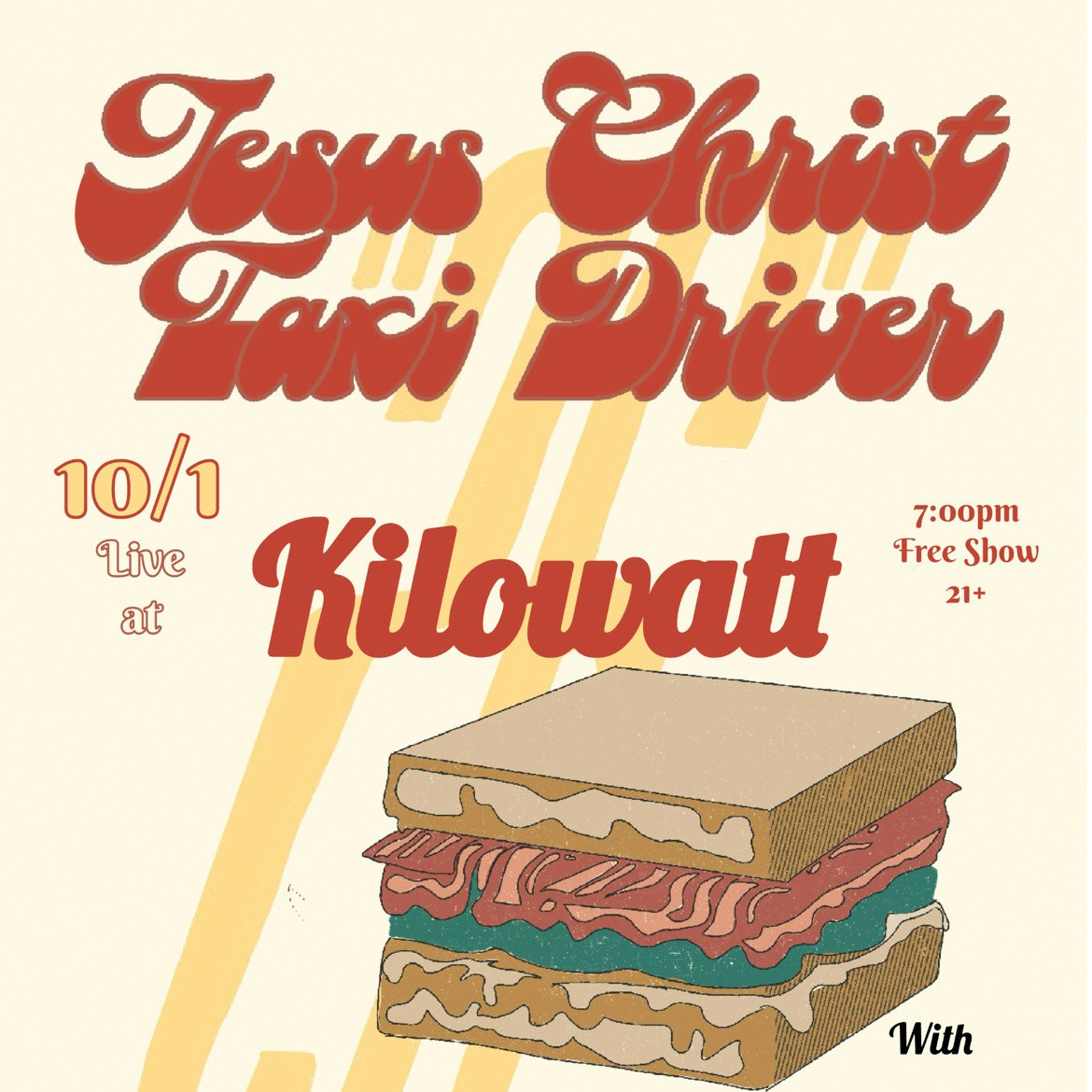 Jesus Christ Taxi Driver, Electric Ex and Calico Moon