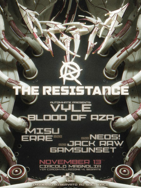 CRIPTA presents: The Resistance, Vyle & Blood Of Aza