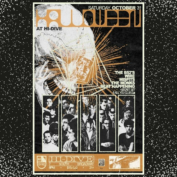 Halloween Cover Show: The B52's + Wire + Misfits + The Monks + Beat Happening + KYC DJs + (Surprise Set)