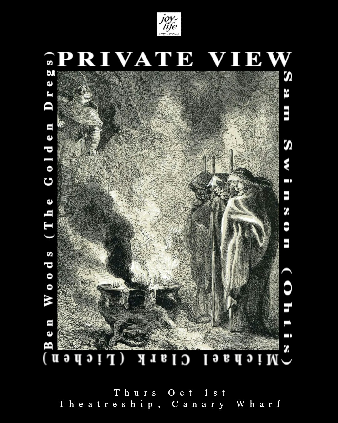 Private View; Ohtis, Lichen and The Golden Dregs at Theatreship, London
