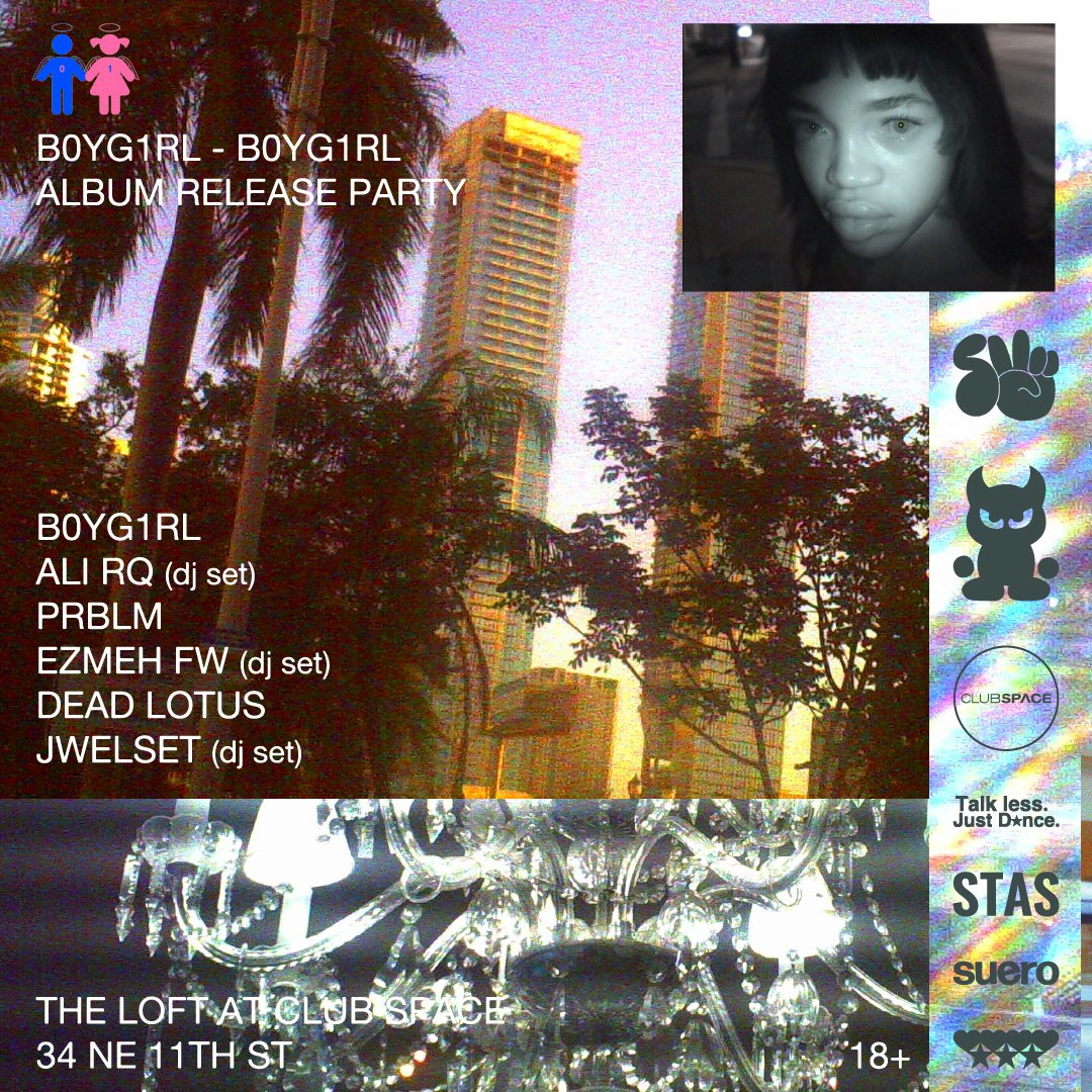B0YG1RL ALBUM RELEASE PARTY flyer