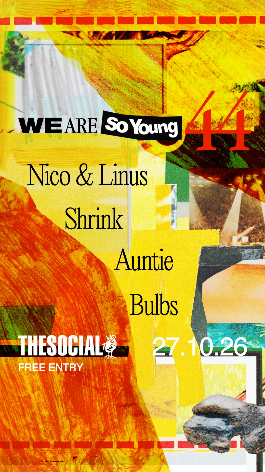 We Are So Young 44: Nico & Linus, Shrink, Auntie & Bulbs - The Social