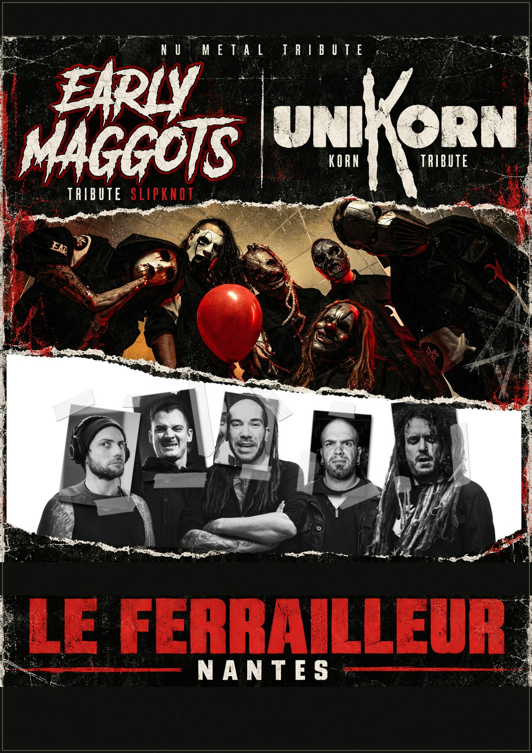 Affiche Early Maggots en concert au Ferrailleur