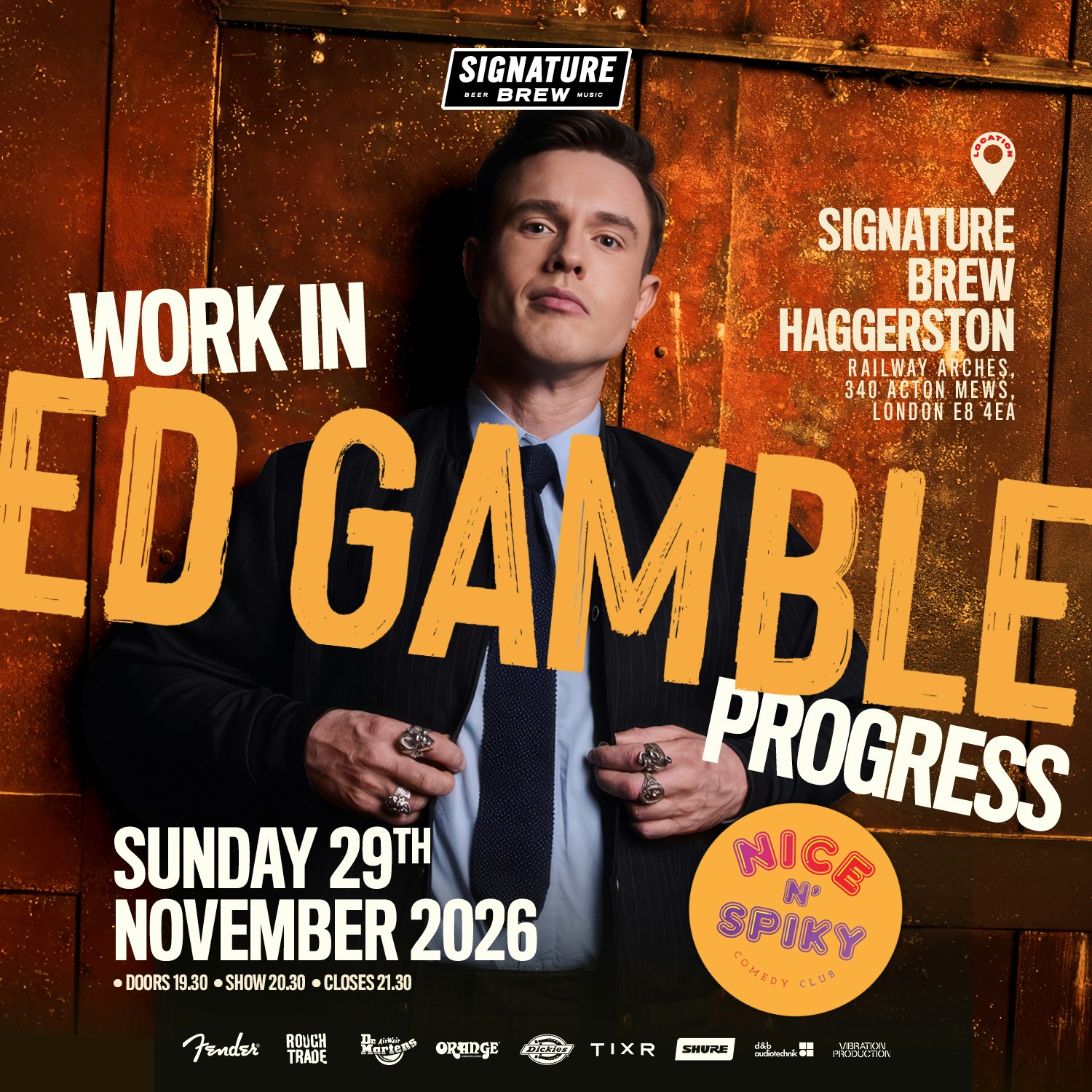 Ed Gamble - Work In Progress Comedy Show | London