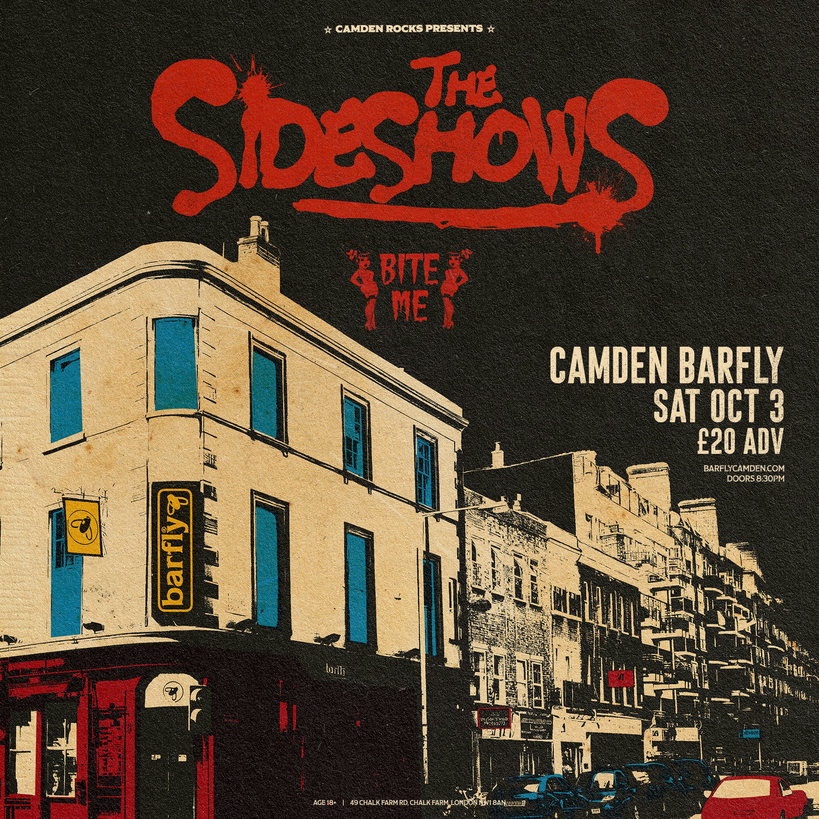The Sideshows + Bite Me at Barfly Camden, London
