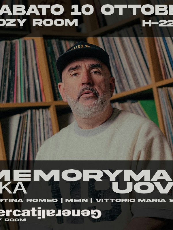 Cozy Room pres. Memory Man aka Uovo