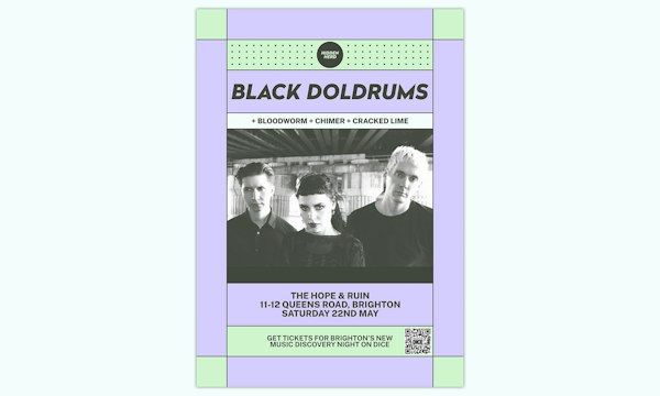 Black Doldrums + Bloodworm + CHIMER + Cracked Lime
