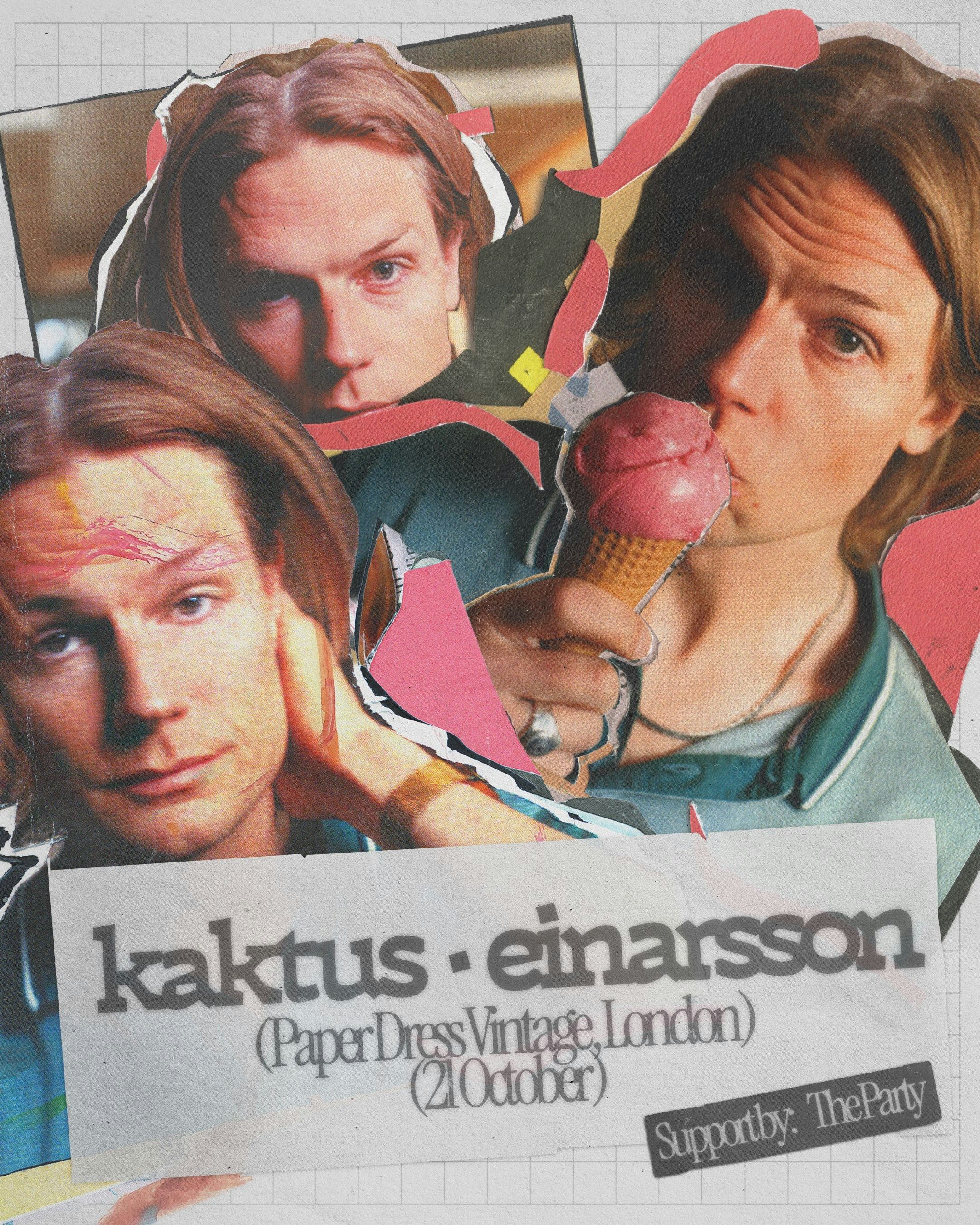 Kaktus Einarsson (Album Launch) + The Party at Paper Dress Vintage, London