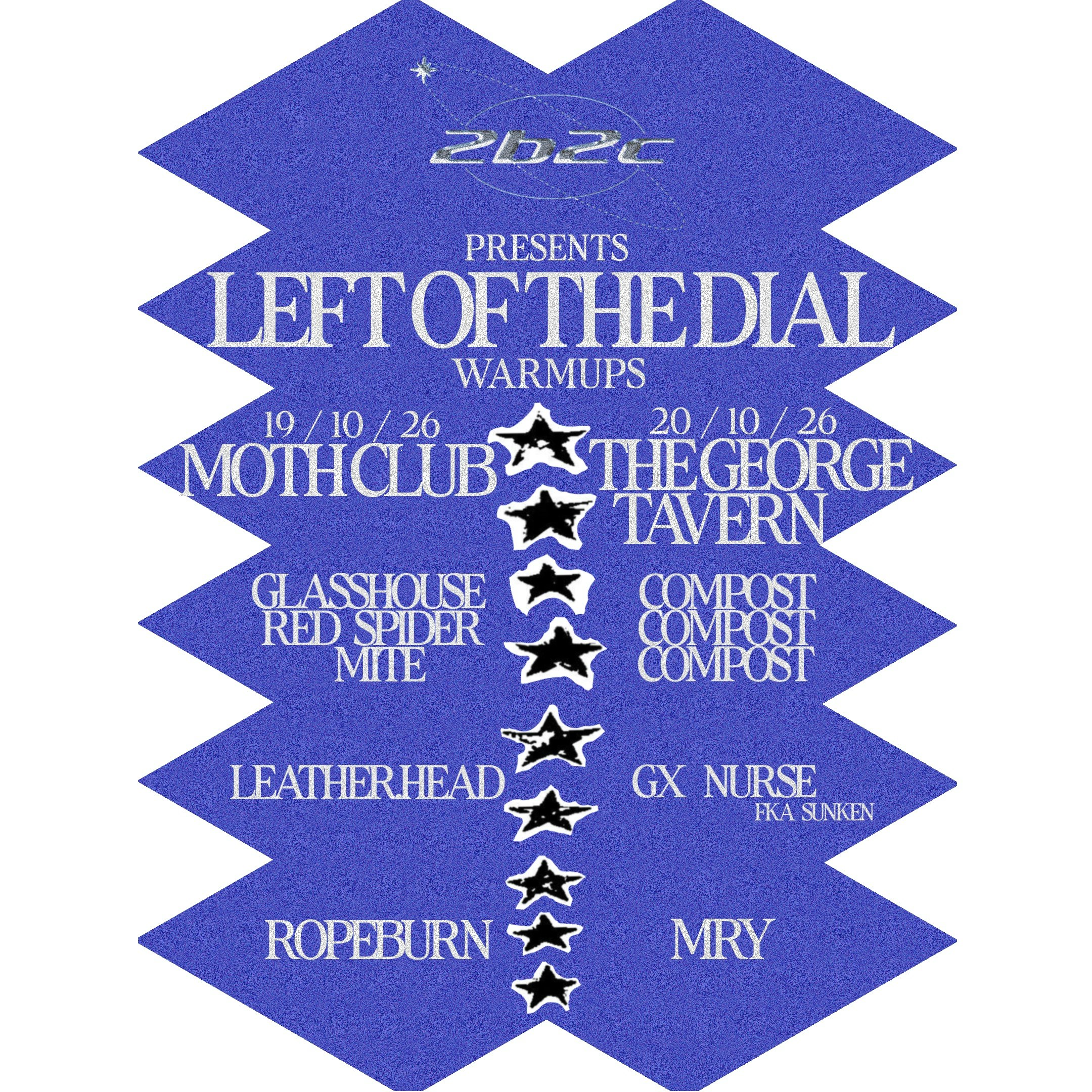2b2c: Left of The Dial warmup w/ Glasshouse Red Spider Mite & more