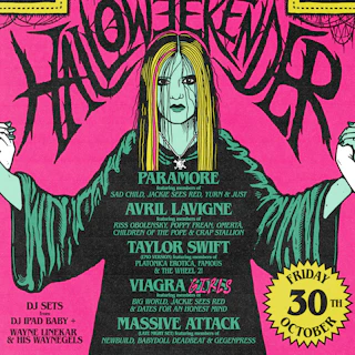 HALLOWEEKENDER: Paramore / Avril Lavigne / Taylor Swift / Viagra "Girls" / Massive Attack