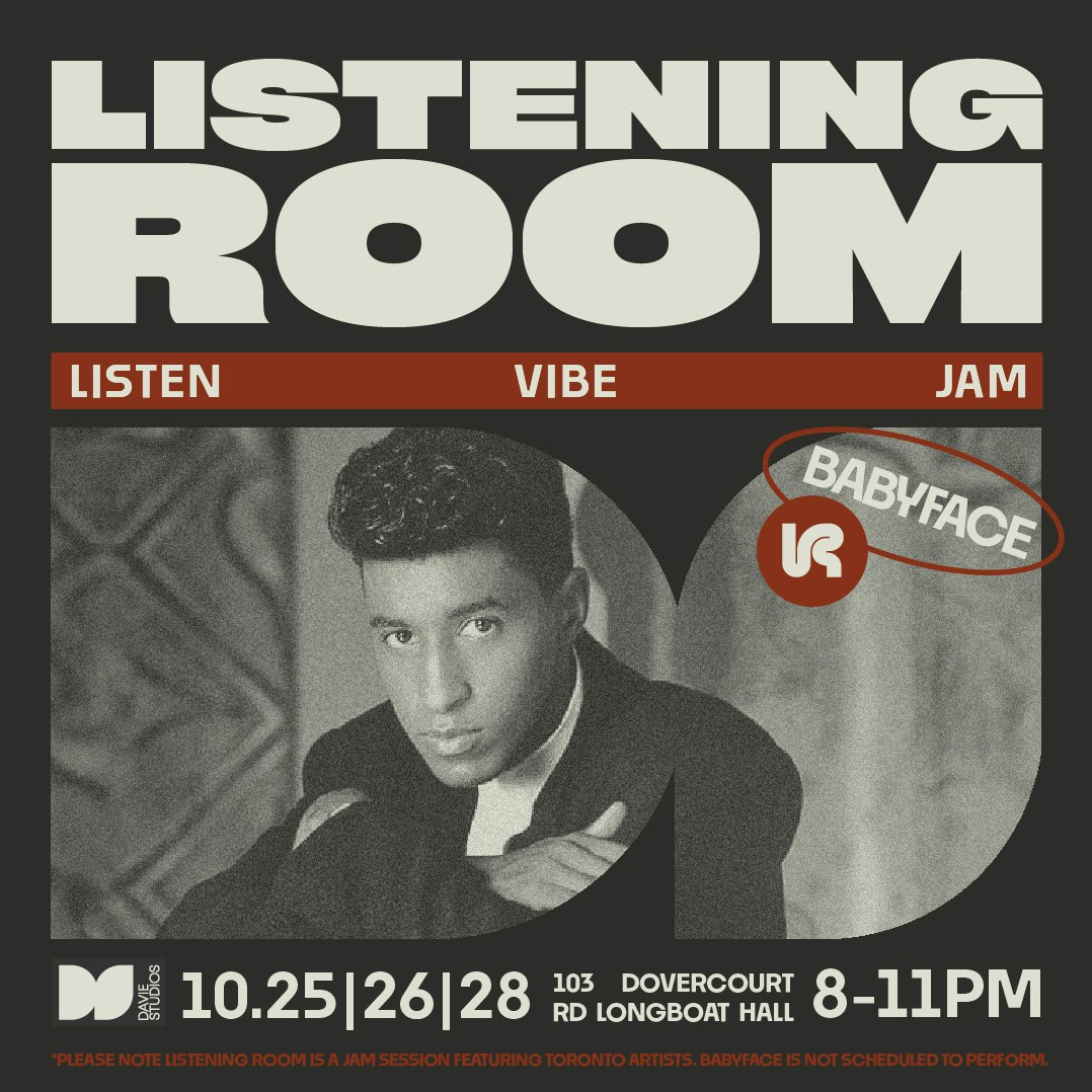Listening Room: Babyface (Night 1)