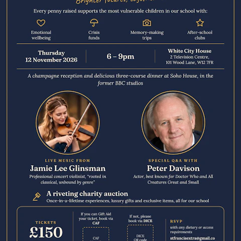 St Francis of Assisi 2026 Fundraiser