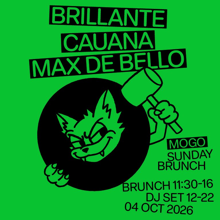 Sunday Brunch w/ Brillante + Cauana + Max De Bello