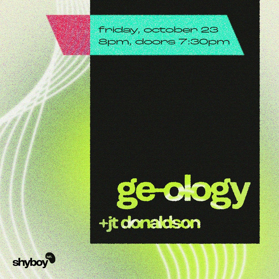 GE-OLOGY + JT DONALDSON