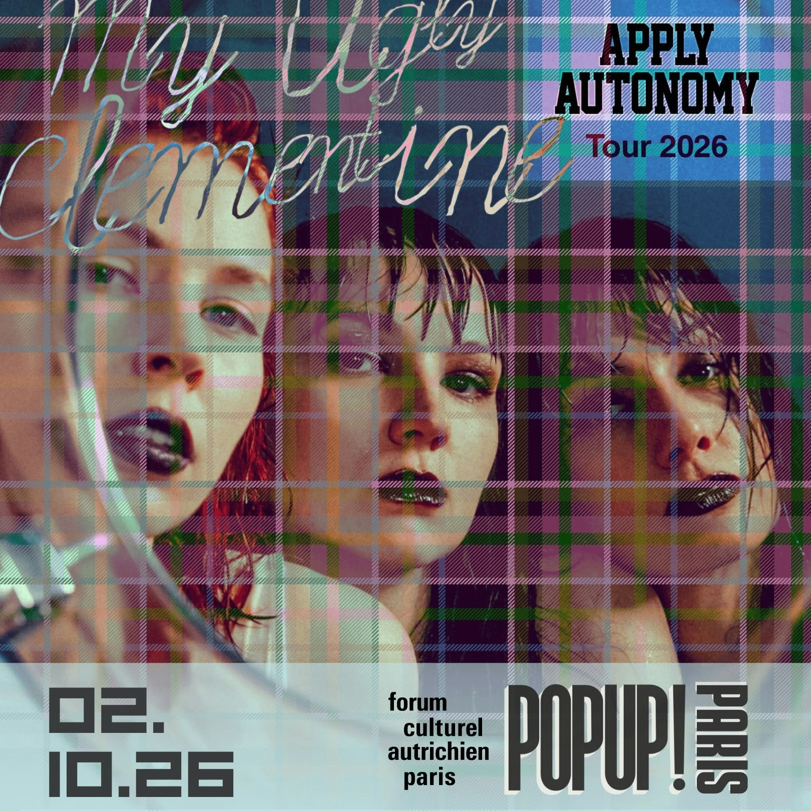 Affiche My Ugly Clementine en concert au POPUP!