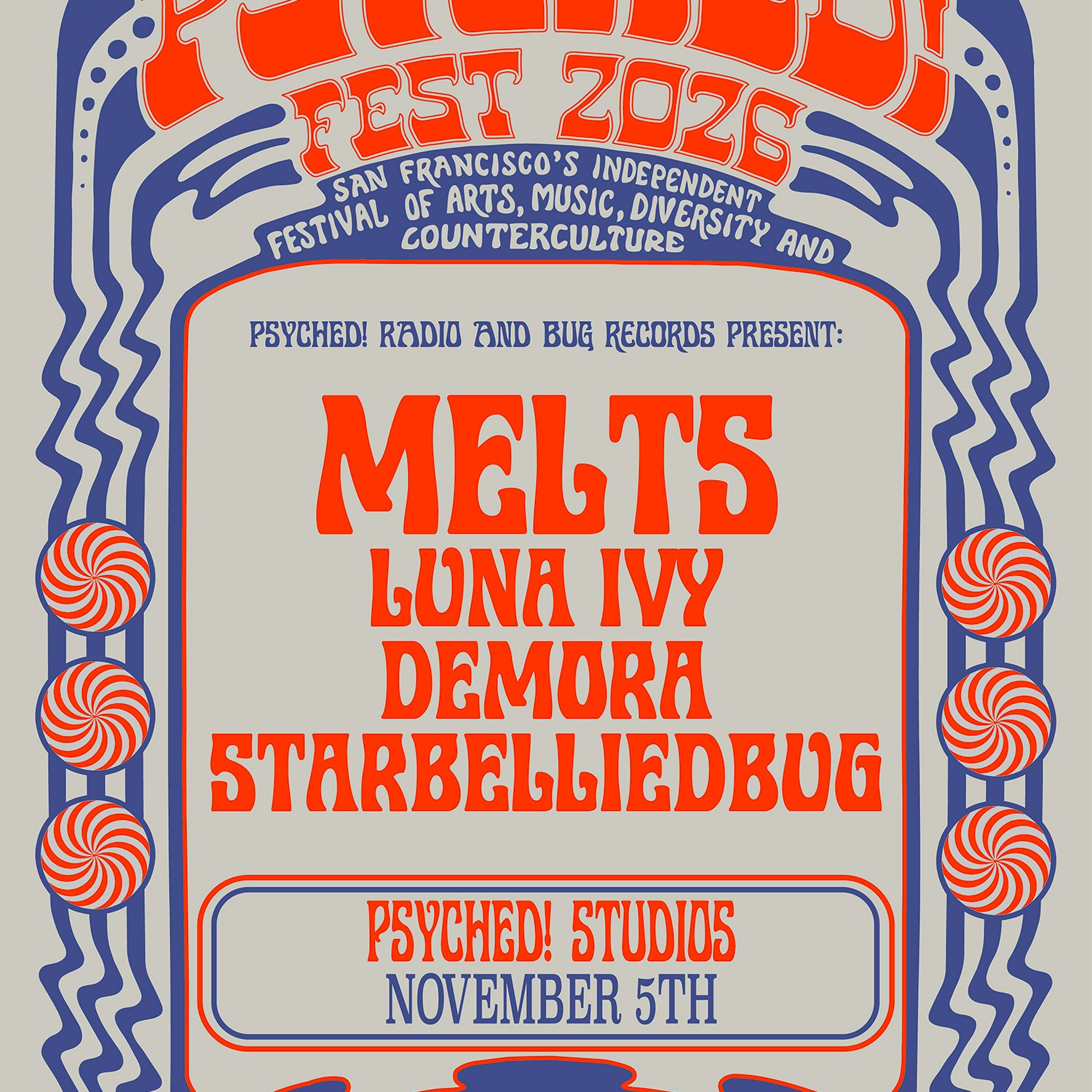 METS, Luna Ivy, Demora and Starbelliedbug