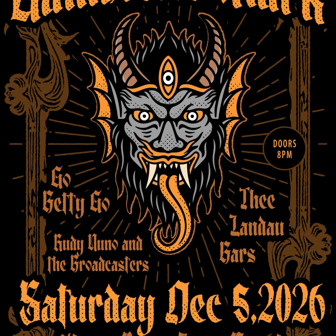 Gamblers Mark + Go Betty Go + Thee Landau Bars + Rudy Nuno and the Broadcasters