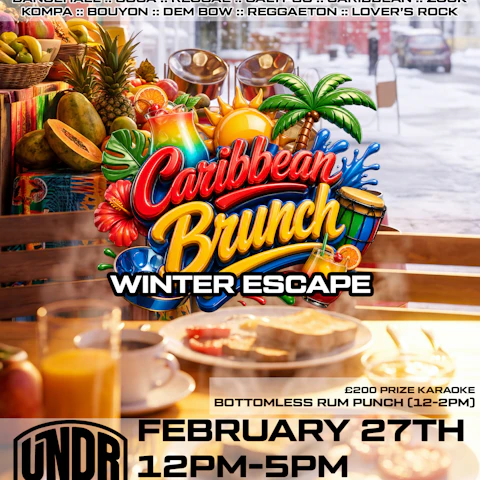Caribbean Brunch (February) Winter Escape
