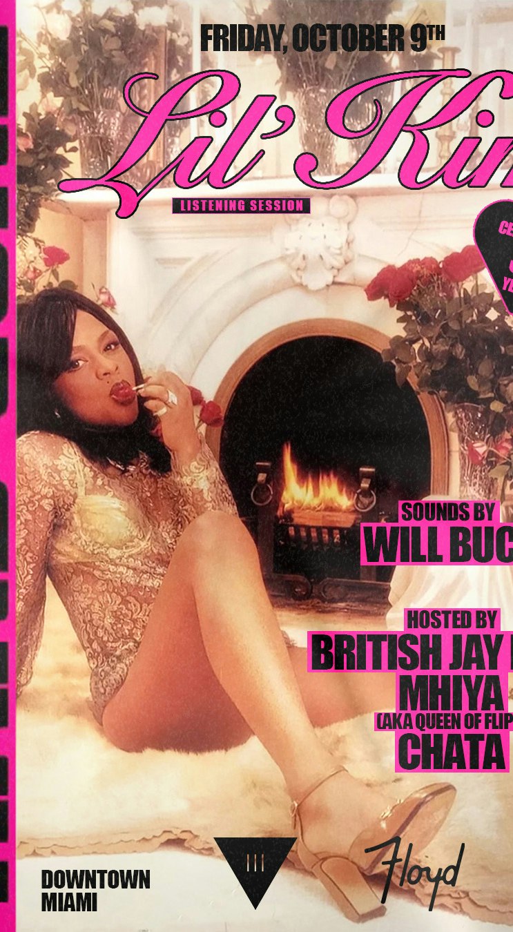 Lil' Kim HARD CORE: Listening Session at Floyd Miami