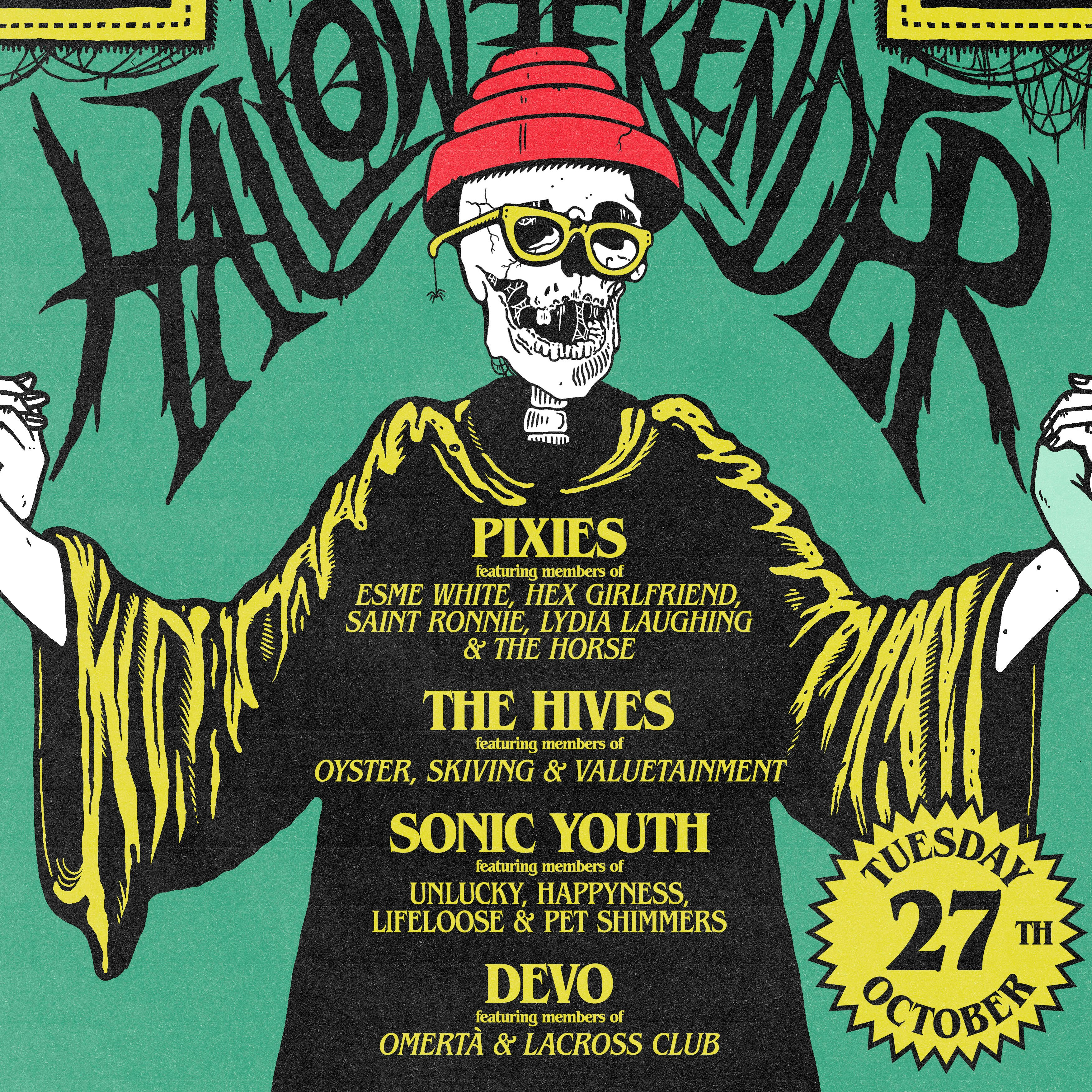 HALLOWEEKENDER: Pixies / The Hives / Sonic Youth / DEVO