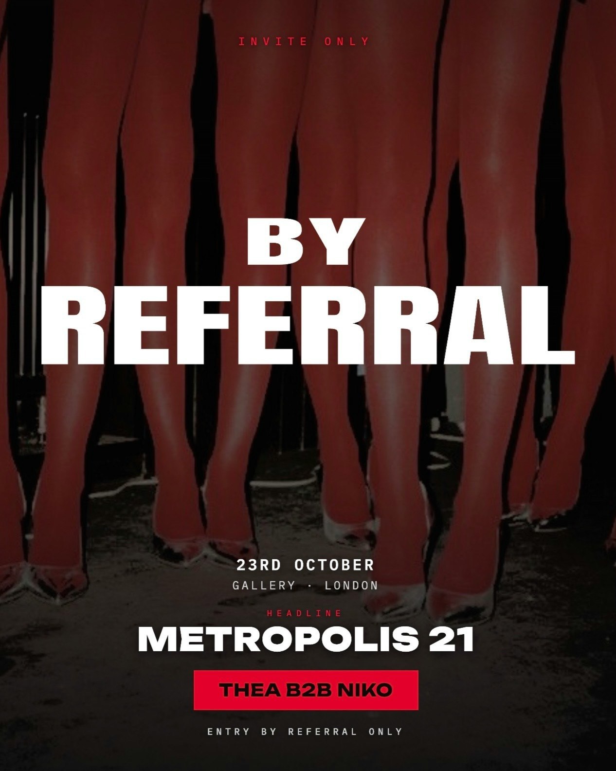 GALLERY X BY REFERRAL: METROPOLIS 21 at Gallery Club London, London