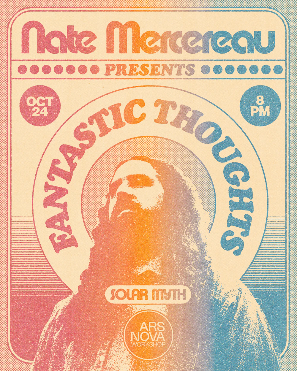 Nate Mercereau Fantastic Thoughts artwork from Solar Myth