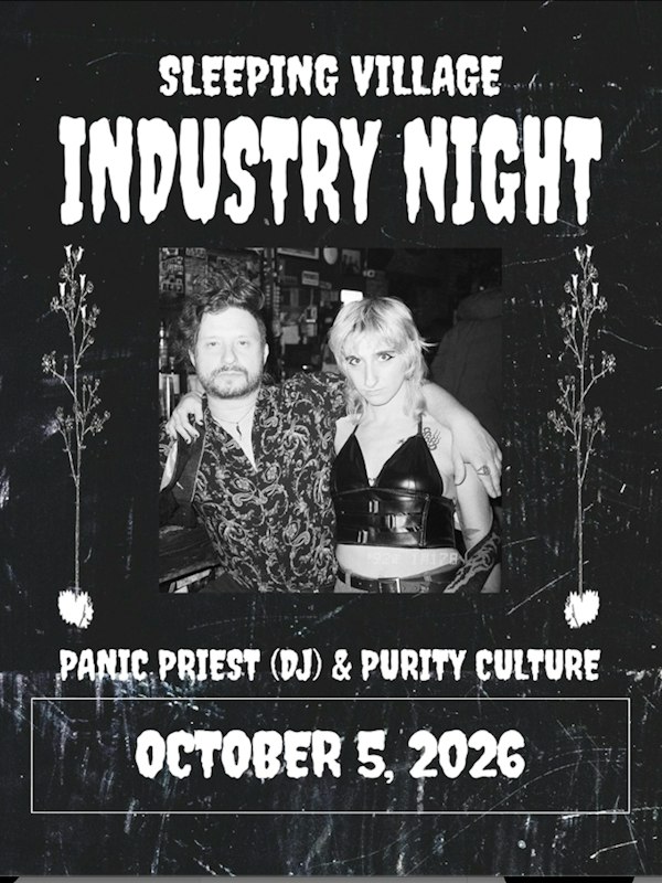 Industry Night w/ Panic Priest (DJ) & Purity Culture