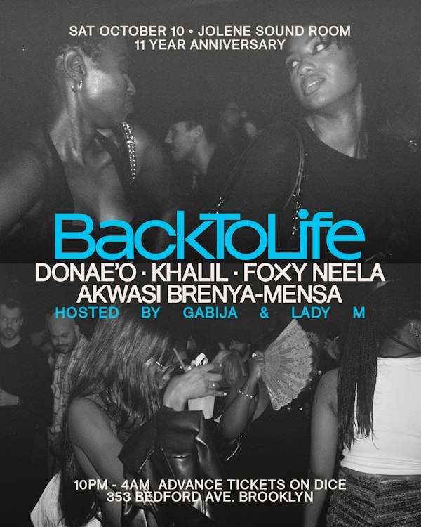 BackToLife w/ Donae'o
