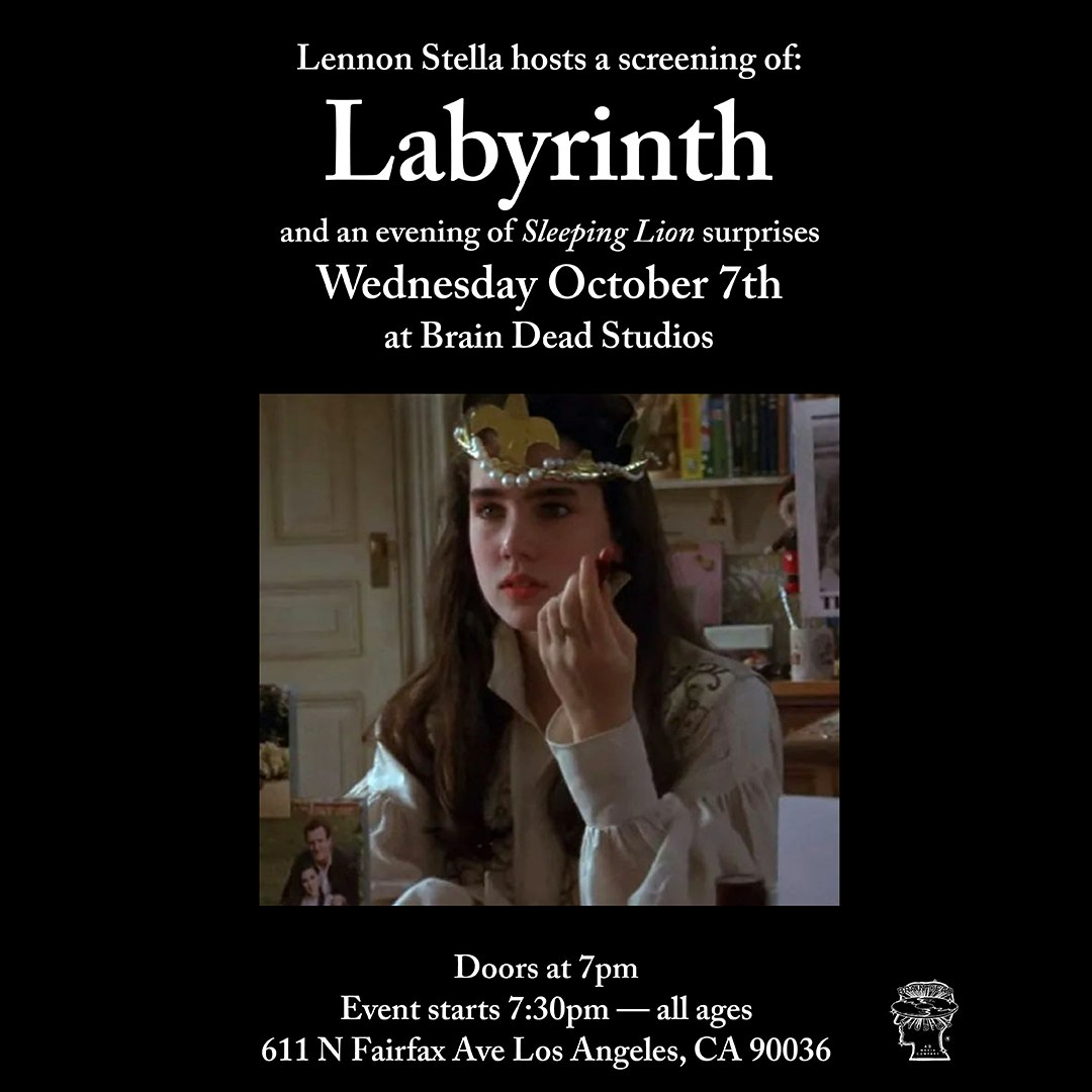 Lennon Stella presents a special screening of Labyrinth