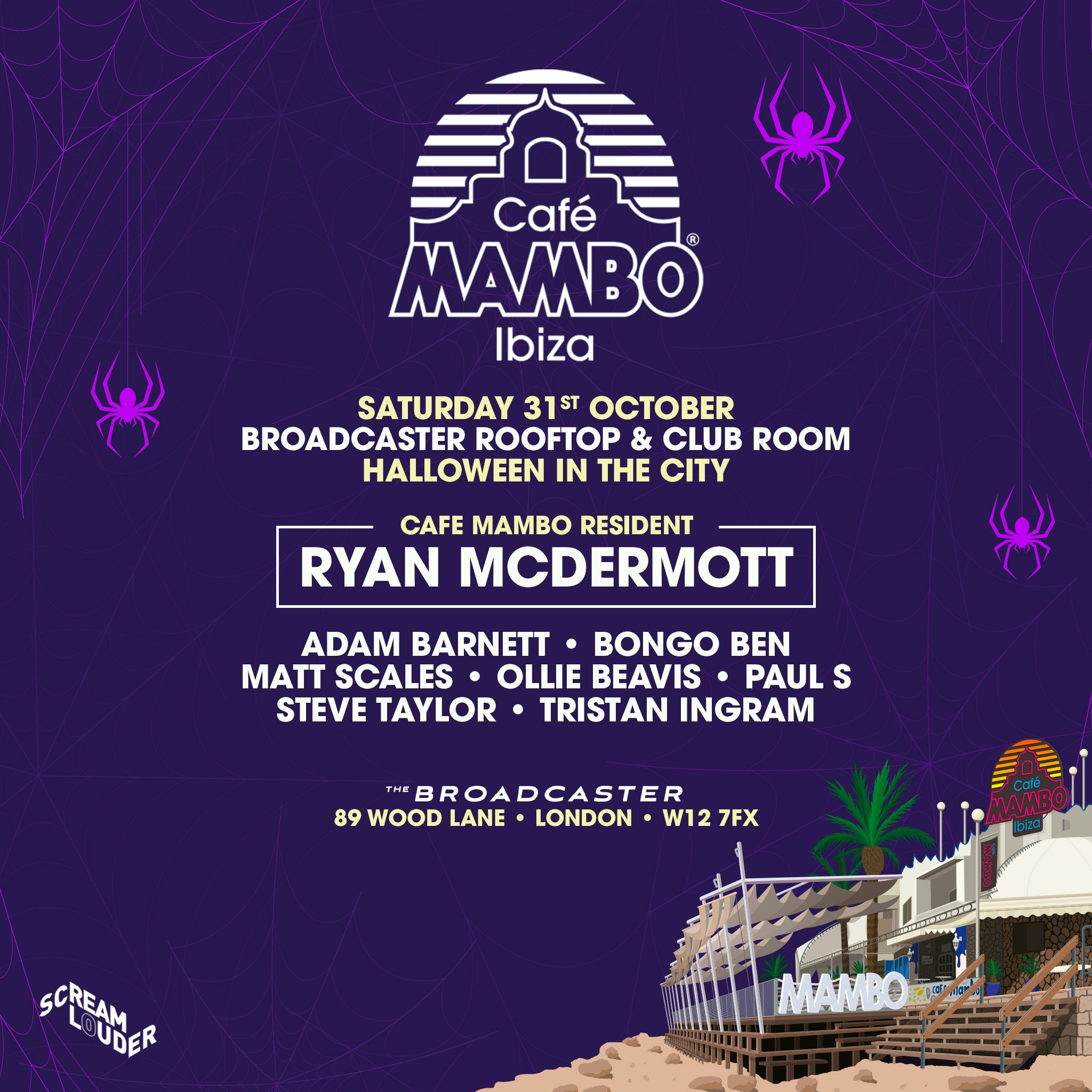 Cafe Mambo - Halloween Rooftop Party