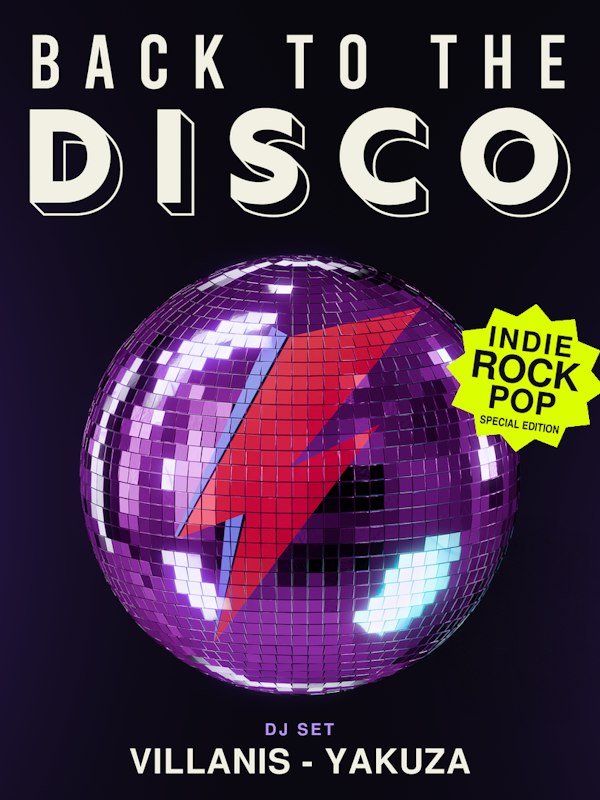 BACK TO THE DISCO — indie rock party