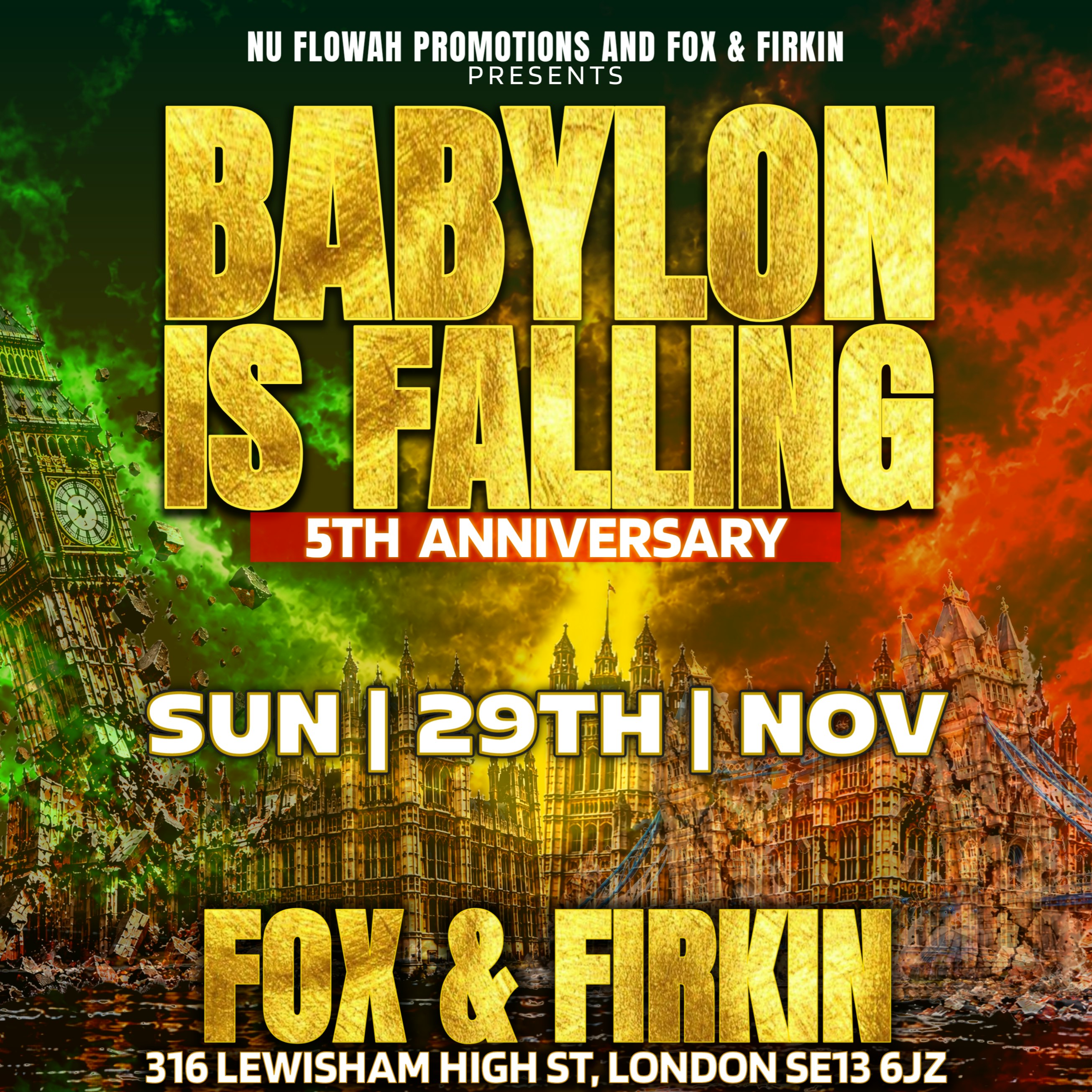 Babylon Is Falling 5th Anniversary