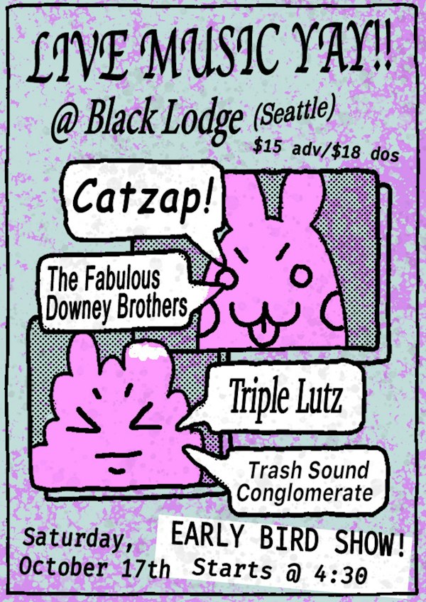 Catzap!, The Fabulous Downey Brothers + more