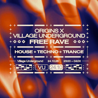 Origins x VU Free Party: House Techno Trance