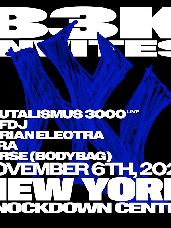 B3K INVITES NY: Brutalismus 3000, SPFDJ, Dorian Electra, more