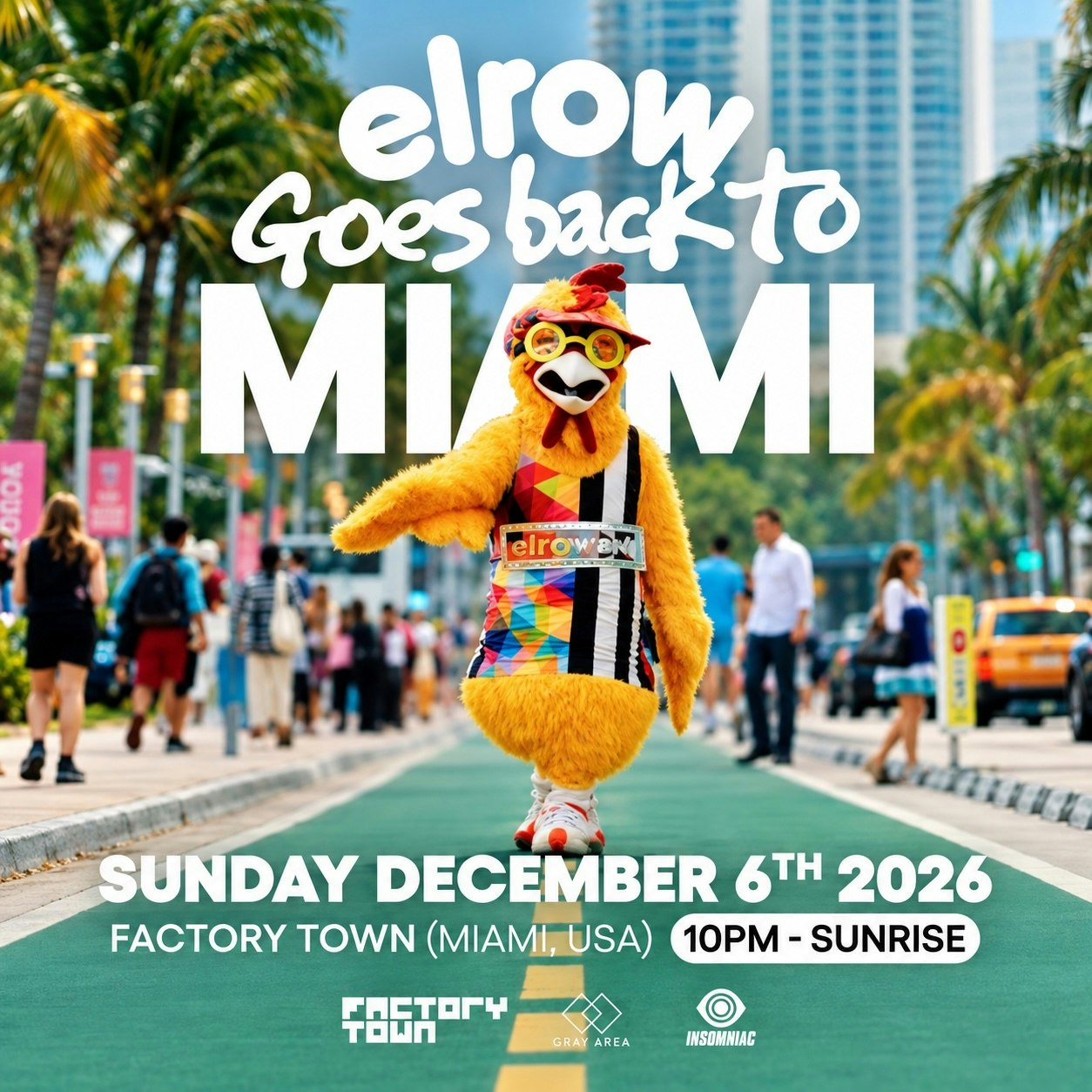 elrow Miami (Factory Basel 2026 Closing Party)