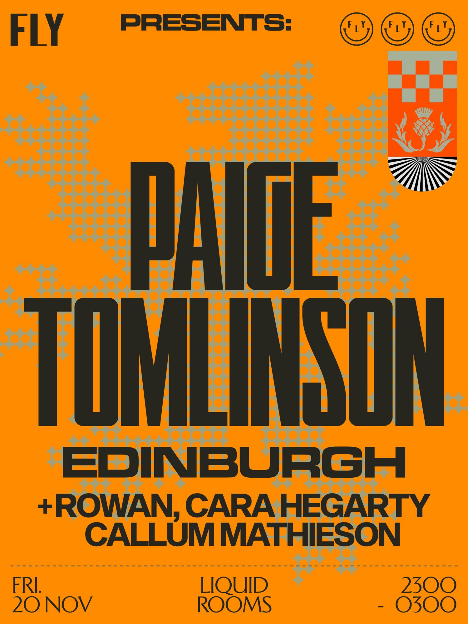 FLY | Paige Tomlinson | Edinburgh at The Liquid Room, Edinburgh
